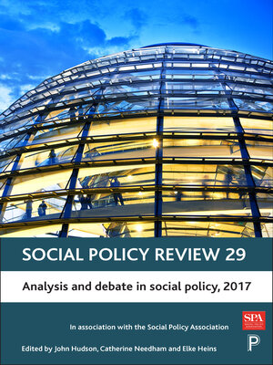 cover image of Analysis and Debate in Social Policy, 2017